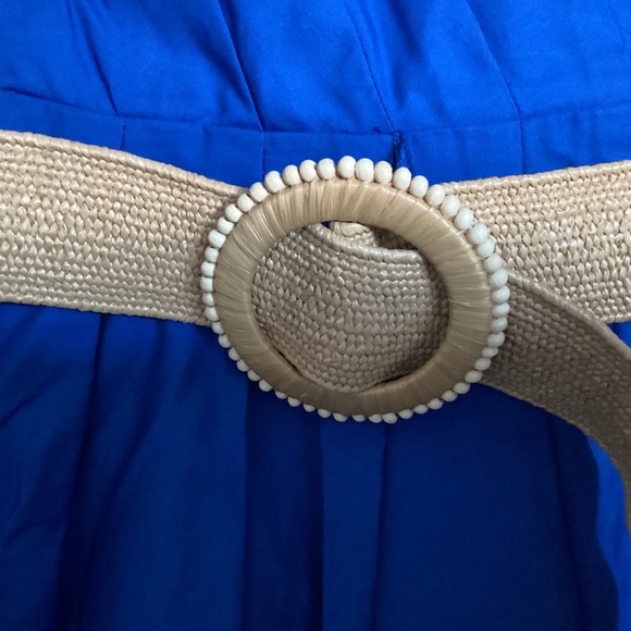 Jessica Howard Plus Size Belted Sleeveless V-Neck Midi Dress, size 20W - Picture 8 of 14